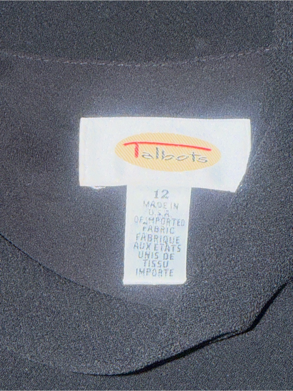 Talbots Black Sleeveless Maxi Dress with Subtle Sheer Hem - Picture 5 of 15